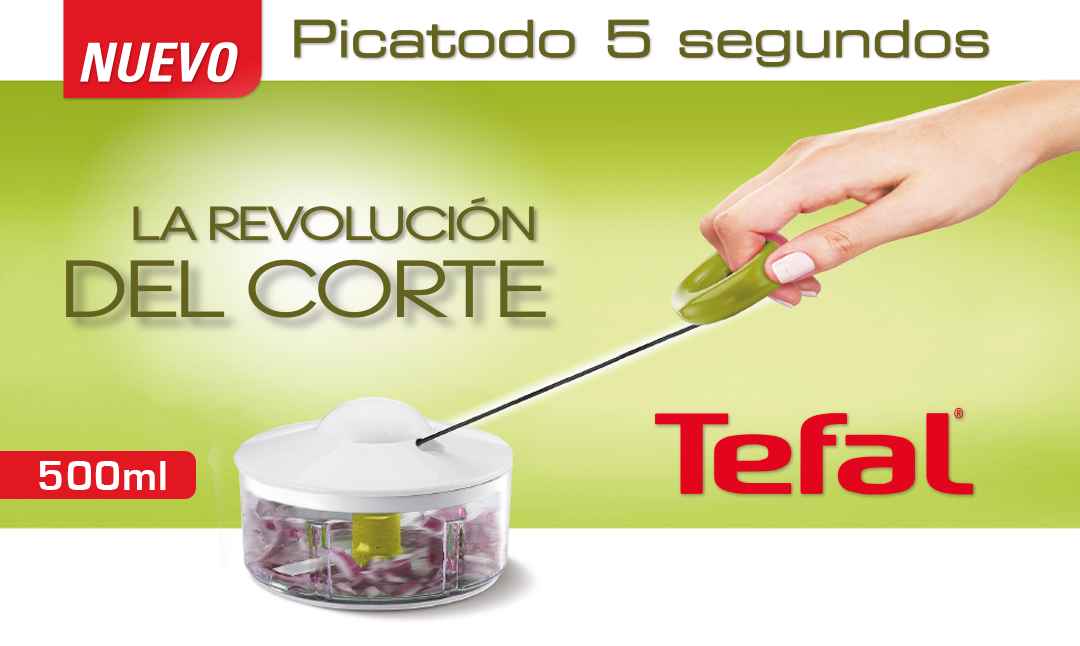 Picatodo Tefal 5 segundos.