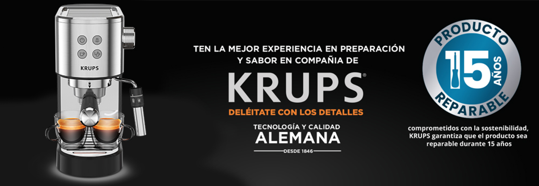 Footer Krups 15 años