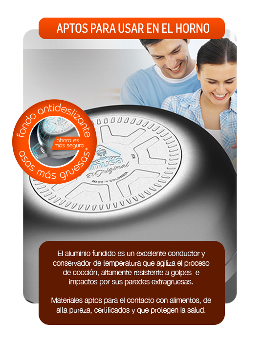 Los calderos también los puedes usar para preparaciones en el horno.