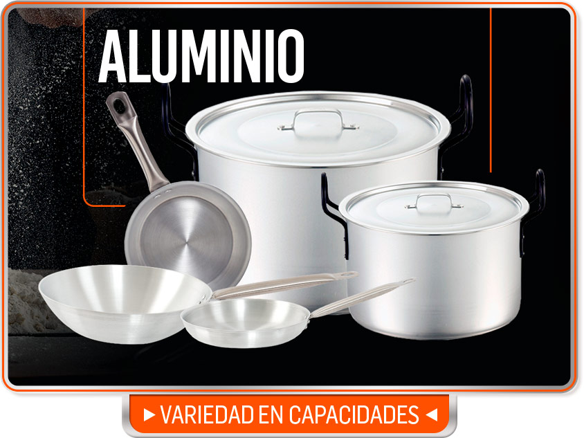 Recipientes con variedad de capacidades