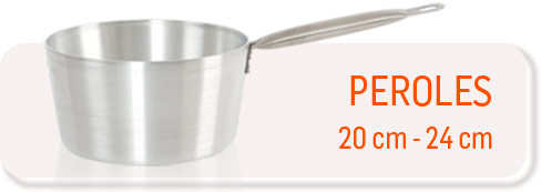 Peroles de 20 a 24 cm