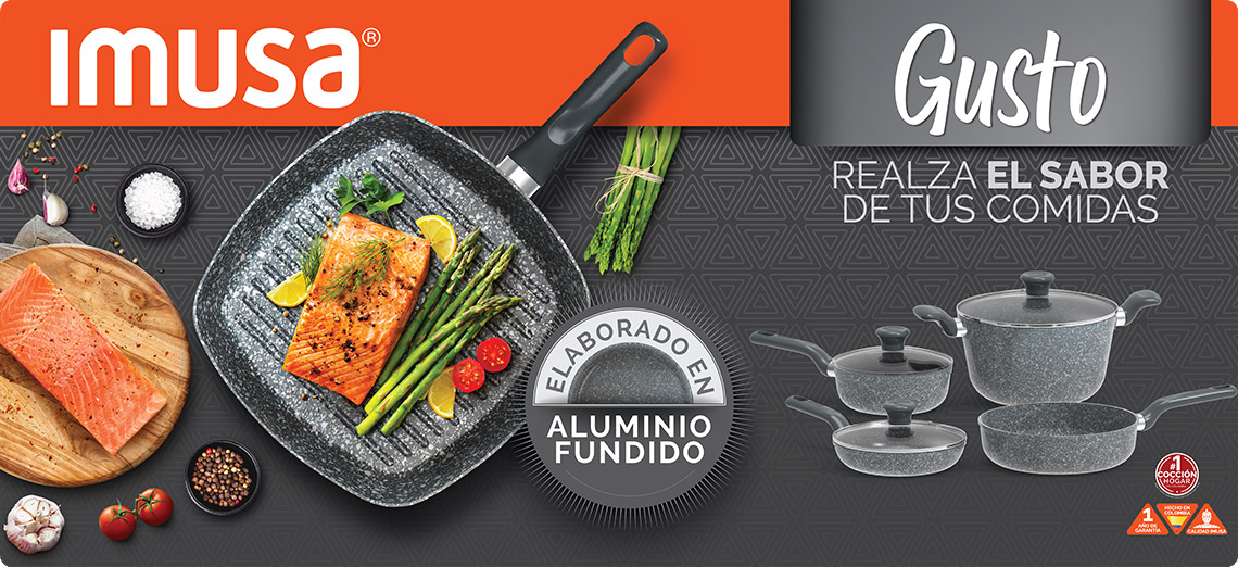 Realza el sabor de tus comidas, Gusto Imusa
