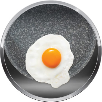antiadherente Basic con efecto de piedra
