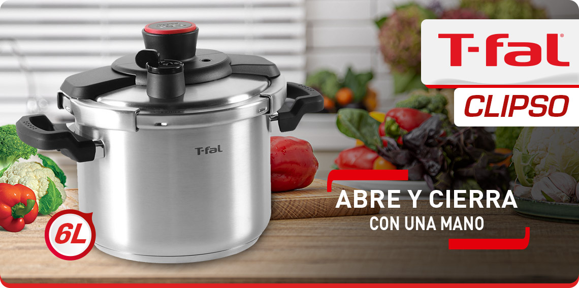 Olla a presión T-Fal Clipso 6 Litros
