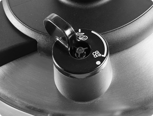 su válvula de presión es ajustable, controlando el vapor