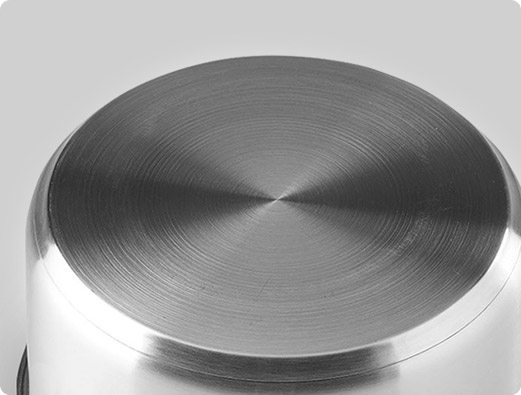 olla a presión en acero inoxidable apta para cocinas de inducción