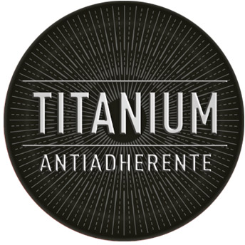 Superficie reforzada con Titanium haciendo un antiadherente más resistente y durable