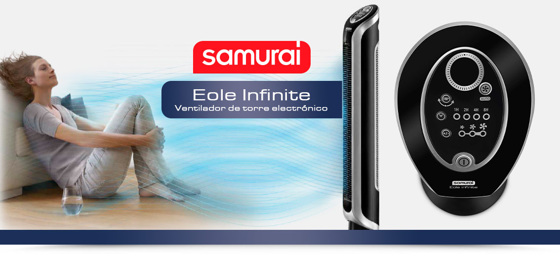 Ventilador de torre electrónico Samurai Eole Infinite