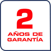 Cuenta con 2 años de garantía y respaldo Samurai