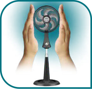 Un ventilador ideal para espacios pequeños