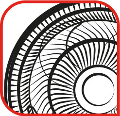 Rejillas aerodinámicas y seguras para mayor flujo de aire