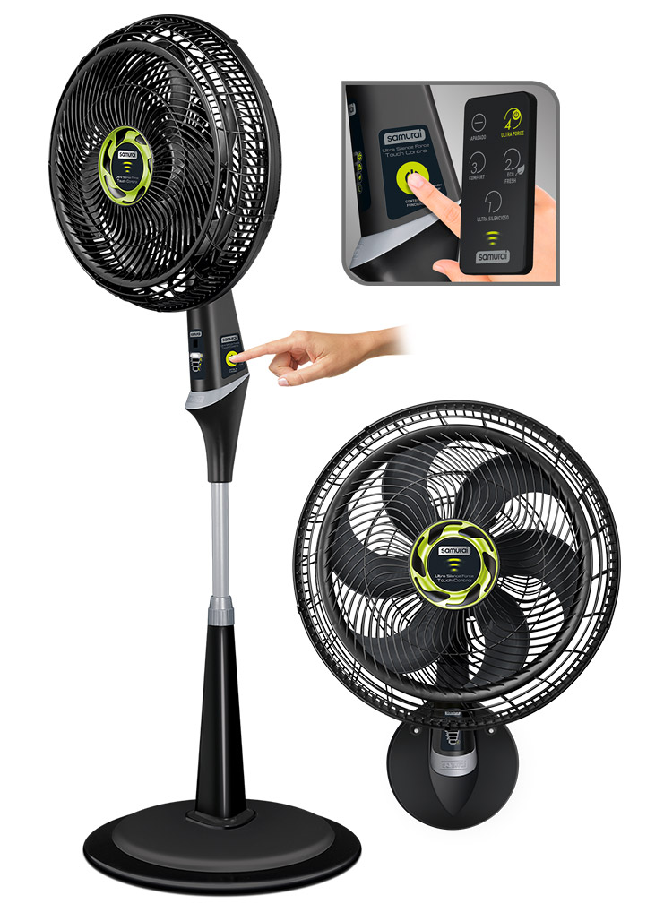 ventilador Samurai Ultra Silence Touch control