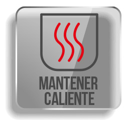 Función para mantener caliente los alimentos en todo momento.