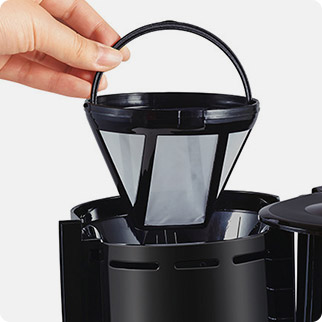 cafetera de 6 tazas grandes o 12 tazas pequeñas