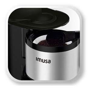 cafetera imusa con filtro incluido permanente