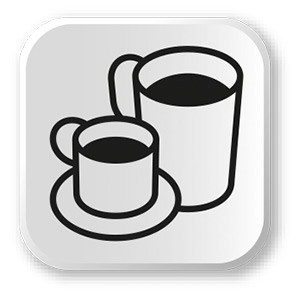 cafetera de 6 tazas grandes o 12 tazas pequeñas