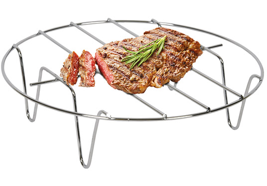 Parrilla de metal para asar