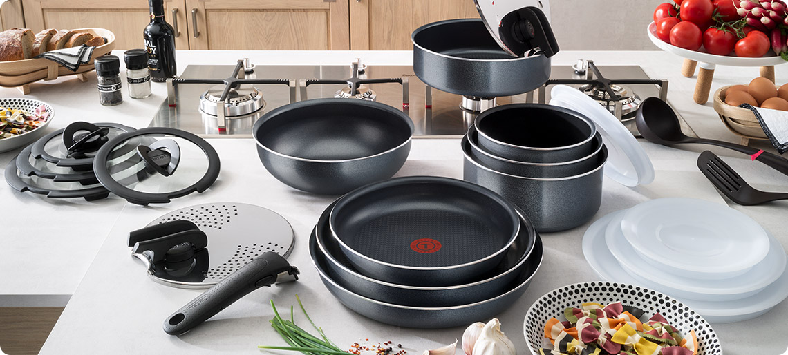 batería de ollas INGENIO TEFAL