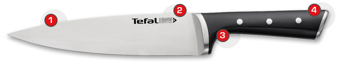 Cuchillo ICEFORCE T-fal
