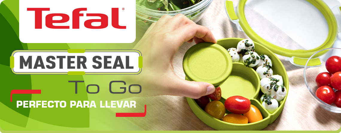 RECIPIENTES MASTER SEAL TO GO DE TEFAL