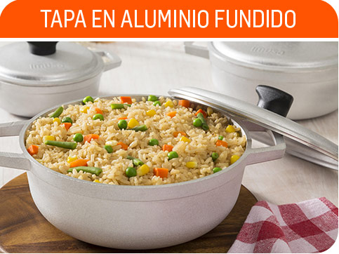 Presentación con tapa de aluminio