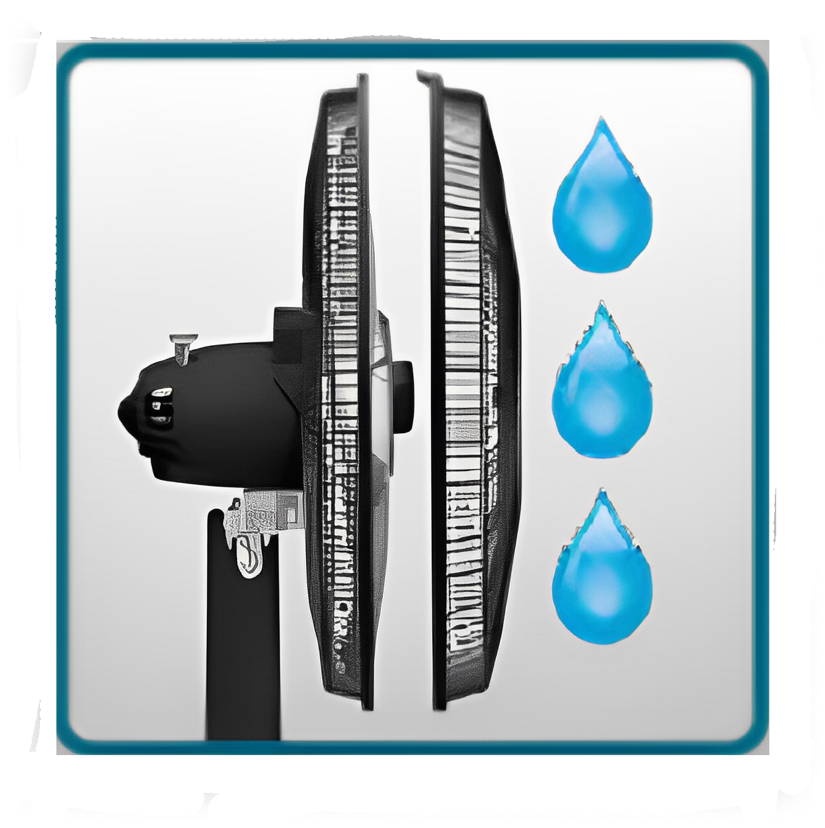 Malla frontal removible.