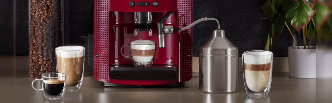 Cafetera Full Auto Display Roja de Krups