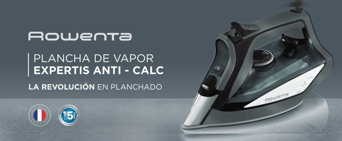 Plancha de Vapor Expertis Anti Calc