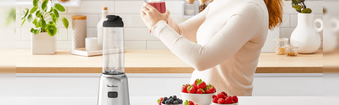 Licuadora Mix And Move Mini Blender de Moulinex