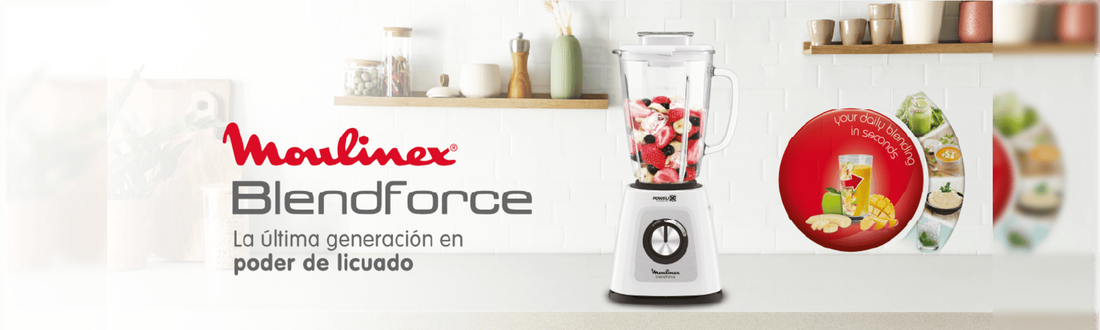 Licuadora Blendforce Blanca