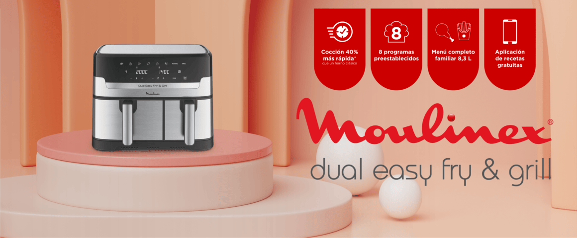 Freidora Easy Fry & Grill Dual