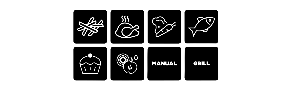 8 programas preestablecidos