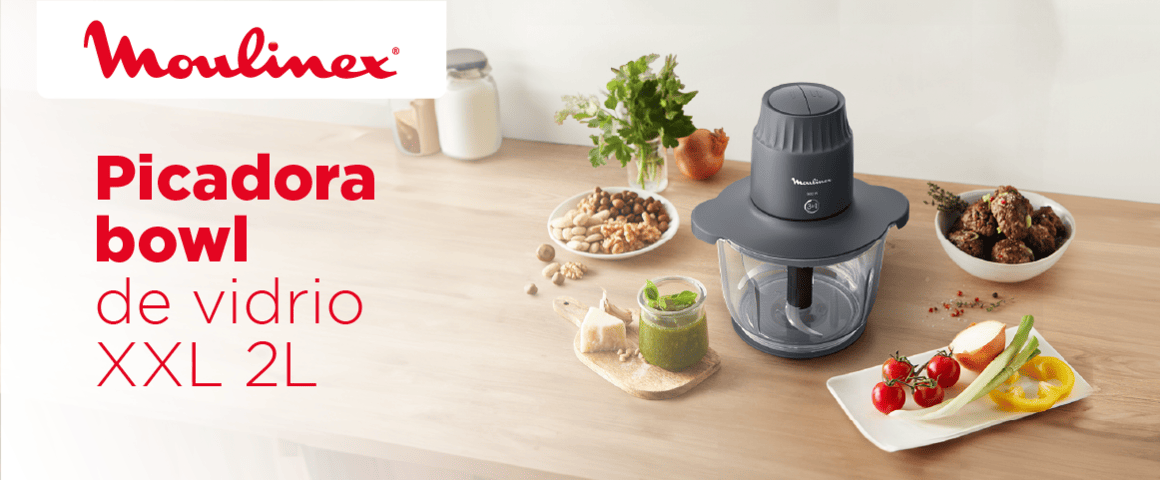 Picadora Bowl de Vidrio XXL 2L