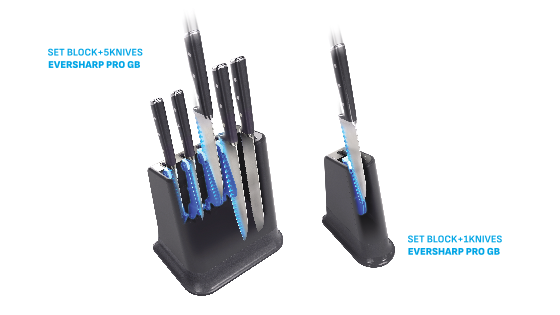 Tefal Eversharp: el set de cuchillos que se afila solo