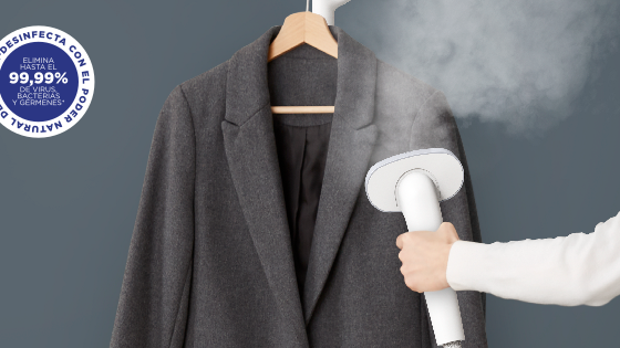 DESINFECTA CON EL PODER NATURAL DEL VAPOR