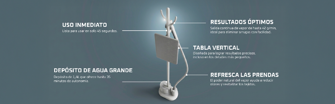 Plancha de Vapor Vertical Origin de Rowenta